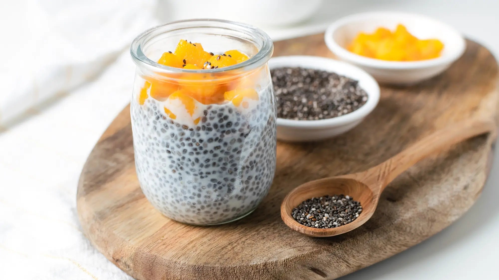Summer Mango Chia Pudding