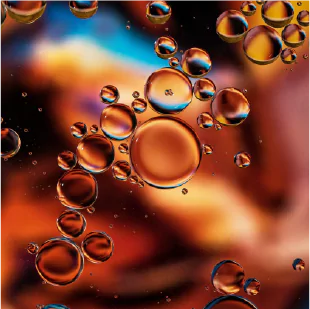 bubbles on dark color background