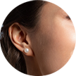 close up of woman's skin