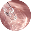 close up of dropper's tip