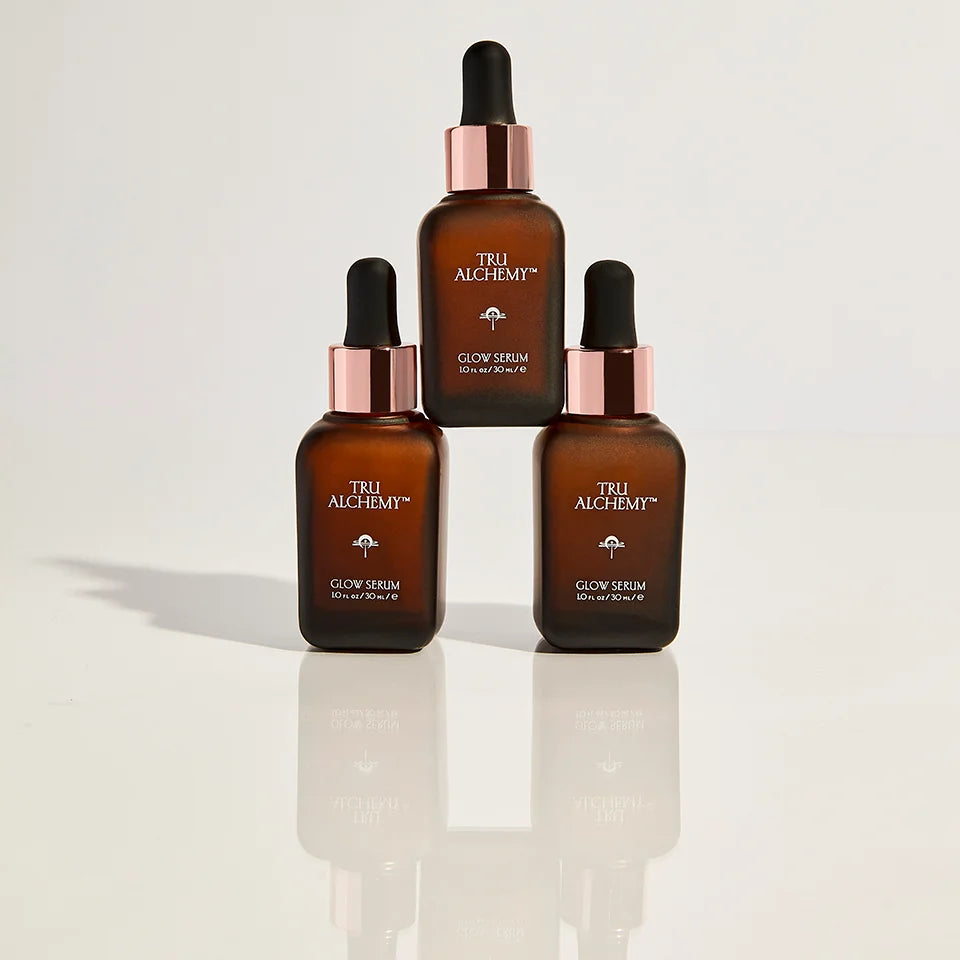 3 bottles of Glow Serum from Tru Alchemy