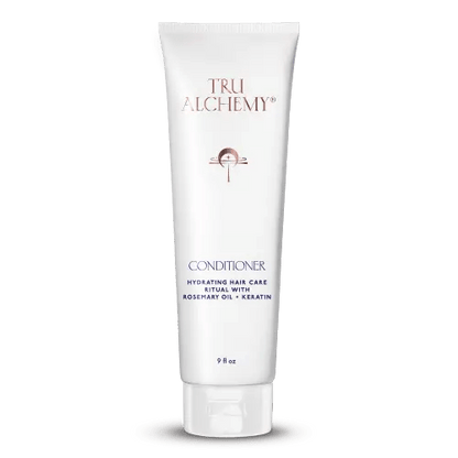TruAlchemy Conditioner 9 fl oz tube with rosemary oil and keratin formula for hydration and hair care